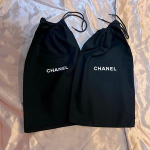 Chanel Black Authentic Dust Bags | Set of 2